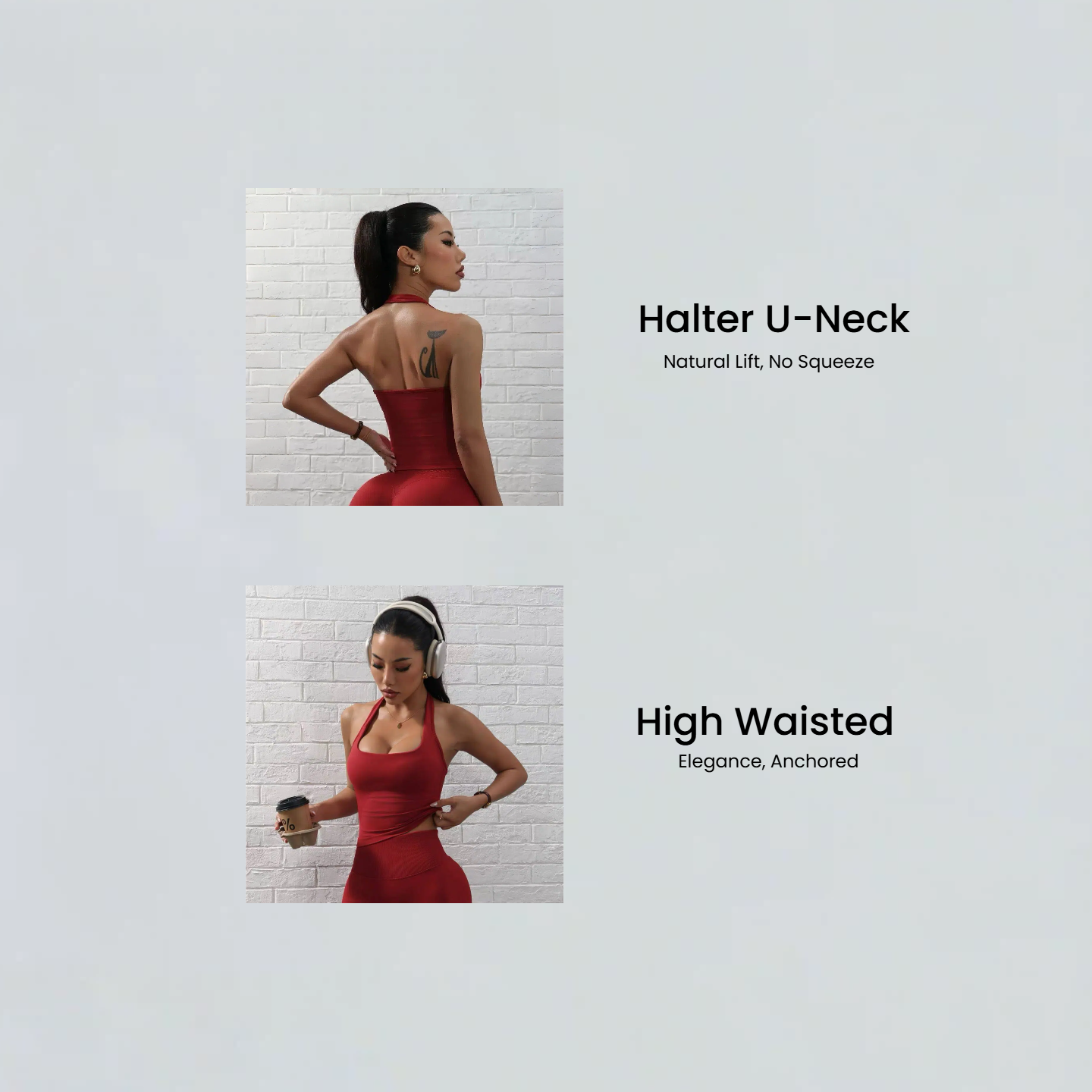 Impact Backless Halter Top